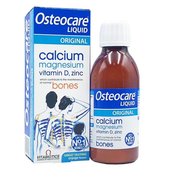 Canxi dạng nước Osteocare Liquid Original Calcium của Anh lọ 200ml - Mẹ ...